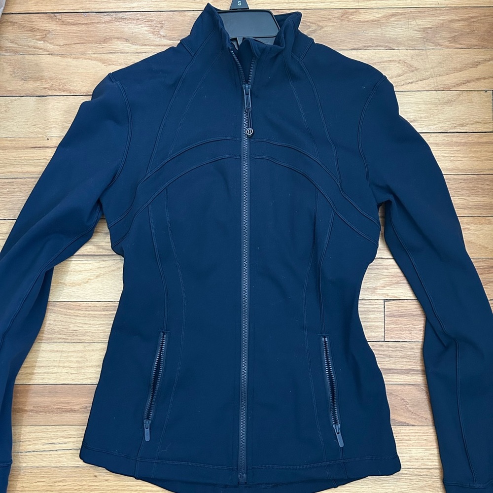 Navy Lululemon Workout Full Zip